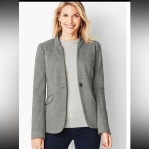 Talbots Aberdeen Herringbone Blazer Jacket sz 8P